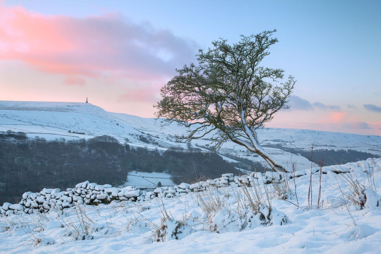 Stoodley Pike monument Todmorden, Calderdale, West