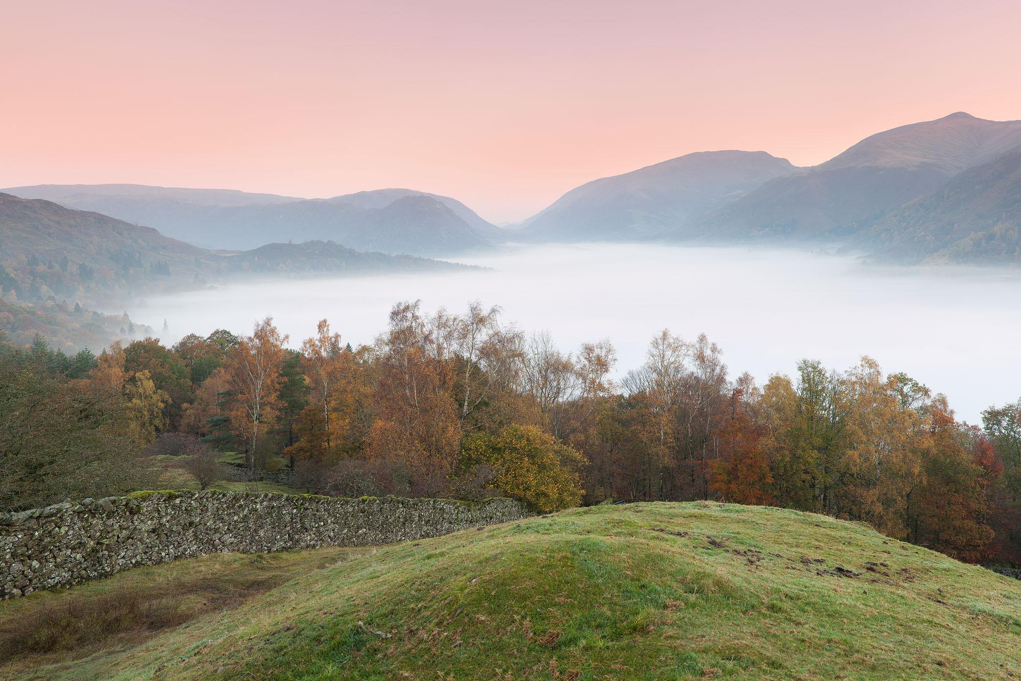 Autumn in the Lake District landscape